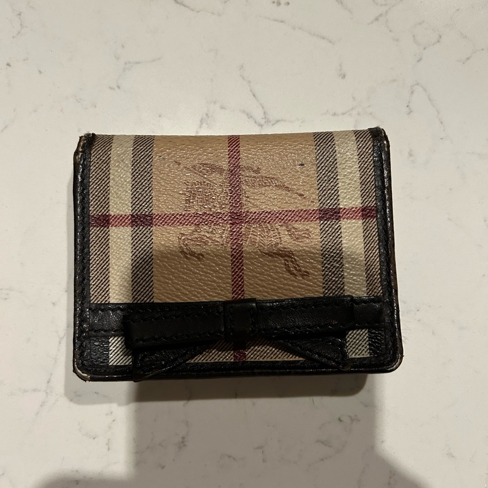 Authentic Burberry Nova Check Wallet